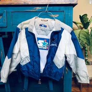 Vintage Kids Starter Jacket Cowboys Medium